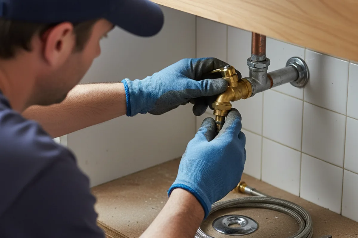 Shutoff valve and fitting work during Emergency Plumbing in Cape Fair